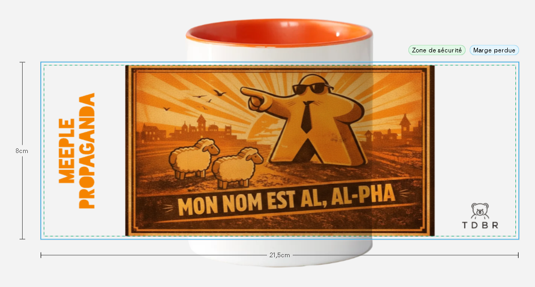 Mug "Meeple Propaganda" Alpha Dictator